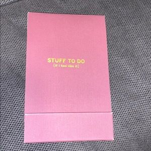 Small pink notepad lined NEW